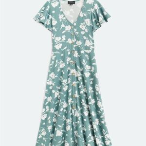 Stitch Fix Teal Green Josey Knot Midi Sundress. Like New